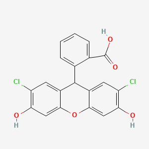 Структурная формула DCFH, CAS 106070-31-9, формула C20H12O5Cl2
