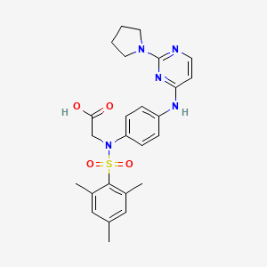 Структурная формула DDO-5936, CAS 2355377-13-6, формула C25H29N5O4S
