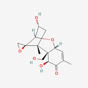Структурная формула DEOXYNIVALENOL, CAS 51481-10-8, формула C15H20O6
