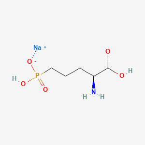 Структурная формула DL-AP5 Sodium salt, CAS 1303993-72-7, формула C5H11NNaO5P