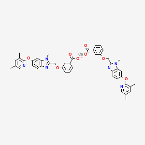 Структурная формула DS-6930, CAS 1242328-82-0, формула C23H21N3O4