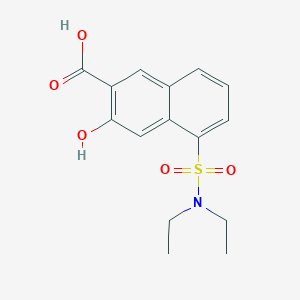 Структурная формула DSHN, CAS 313952-63-5, формула C15H17NO5S