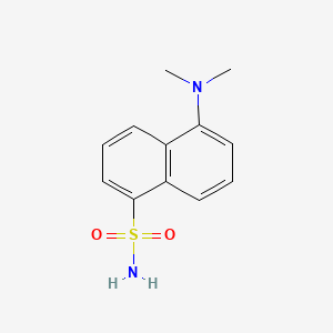 Структурная формула Dansylamide, CAS 1431-39-6, формула C12H14N2O2S