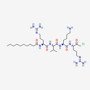 Структурная формула Furin Inhibitor I, CAS 150113-99-8, формула C34H66ClN11O5