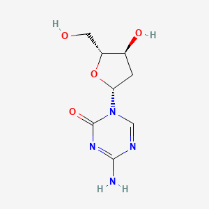 Структурная формула Decitabine, CAS 2353-33-5, формула C8H12N4O4