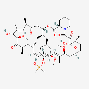 Структурная формула Deforolimus, CAS 572924-54-0, формула C53H84NO14P