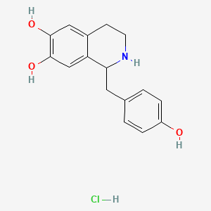 Структурная формула Higenamine hydrochloride, CAS 11041-94-4, формула C16H18ClNO3