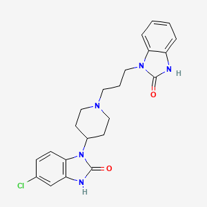 Структурная формула Domperidone, CAS 57808-66-9, формула C22H24ClN5O2