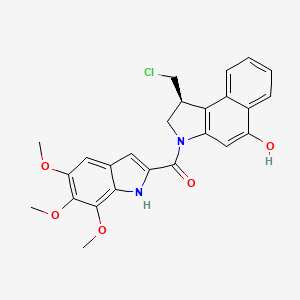 Структурная формула Duocarmycin TM, CAS 157922-77-5, формула C25H23ClN2O5