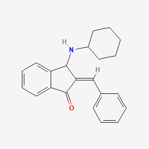 Структурная формула (E/Z)-BCI(DUSP6 inhibitor), CAS 15982-84-0, формула C22H23NO