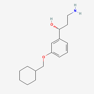 Структурная формула Emixustat, CAS 1141777-14-1, формула C16H25NO2