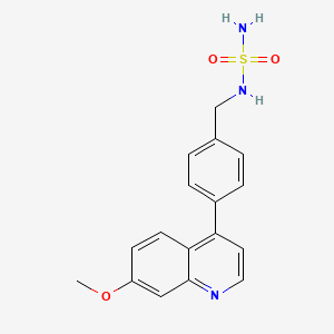 Структурная формула Enpp-1-IN-1, CAS 2289728-58-9, формула C17H17N3O3S