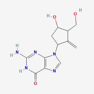 Структурная формула Entecavir, CAS 142217-69-4, формула C12H15N5O3