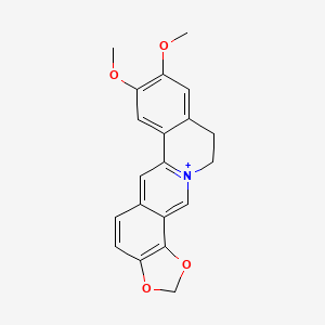 Структурная формула Epiberberine, CAS 6873-09-2, формула C20H18NO4