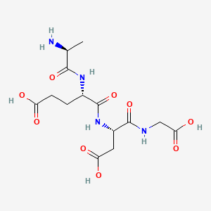 Структурная формула Epithalon, CAS 307297-39-8, формула C14H22N4O9