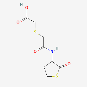 Структурная формула Erdosteine, CAS 84611-23-4, формула C8H11NO4S2