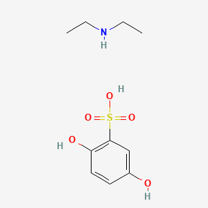 Структурная формула Etamsylate, CAS 2624-44-4, формула C10H17NO5S