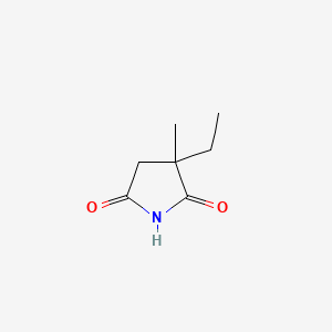 Структурная формула Ethosuximide, CAS 77-67-8, формула C7H11NO2