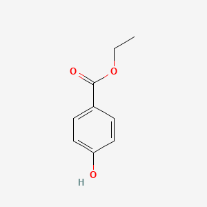 Структурная формула Ethylparaben, CAS 120-47-8, формула C9H10O3