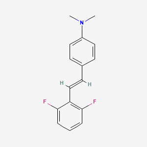 Структурная формула FIDAS-3, CAS 1266684-01-8, формула C16H15F2N