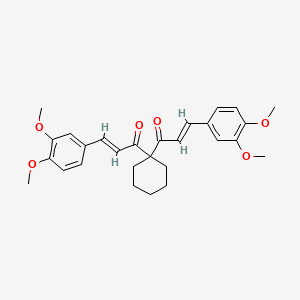 Структурная формула FLLL32, CAS 1226895-15-3, формула C28H32O6