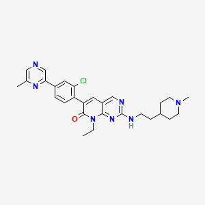 Структурная формула FRAX1036, CAS 1432908-05-8, формула C28H32ClN7O