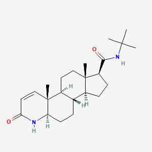 Структурная формула Finasteride, CAS 98319-26-7, формула C23H36N2O2
