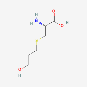 Структурная формула Fudosteine, CAS 13189-98-5, формула C6H13NO3S