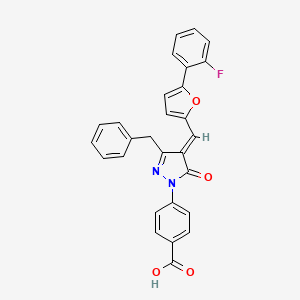 Структурная формула GS-143, CAS 916232-21-8, формула C28H19FN2O4
