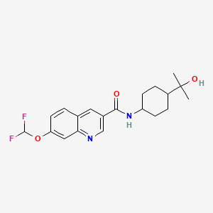 Структурная формула GSK-2894631A(HPGDS inhibitor 2), CAS 2101626-26-8