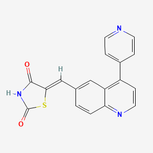 Структурная формула PI3K inhibitor GS1059615, CAS 958852-01-2, формула C18H11N3O2S