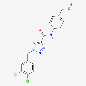 Структурная формула SCD inhibitor GSK1940029, CAS 1150701-66-8, формула C18H16Cl2N4O2