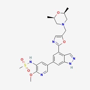 Структурная формула PI3Kδ inhibitor GS2292767, CAS 1254036-66-2, формула C24H28N6O5S