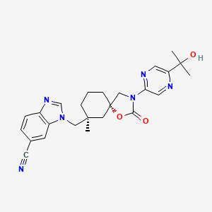Структурная формула GSK2798745, CAS 1419609-94-1, формула C25H28N6O3