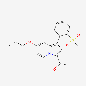 Структурная формула GSK2801, CAS 1619994-68-1, формула C20H21NO4S