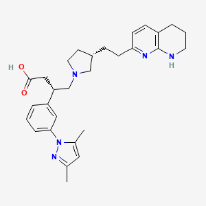 Структурная формула GSK-3008348 HCl, CAS 1629249-33-7, формула C29H38ClN5O2