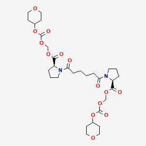 Структурная формула amyloid P-IN-1(GSK3039294), CAS 1819986-22-5, формула C30H44N2O14