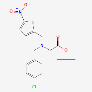 Структурная формула GSK4112, CAS 1216744-19-2, формула C18H21ClN2O4S