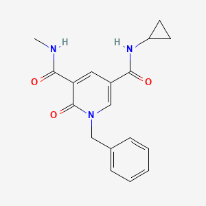 Структурная формула GSK620, CAS 2088410-46-0, формула C18H19N3O3