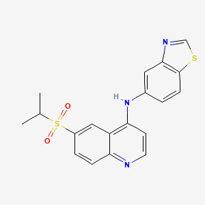 Структурная формула GSK-872, CAS 1346546-69-7, формула C19H17N3O2S2