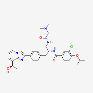 Структурная формула GSK923295, CAS 1088965-37-0, формула C32H38ClN5O4