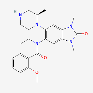 Структурная формула GSK9311, CAS 1923851-49-3, формула C24H31N5O3