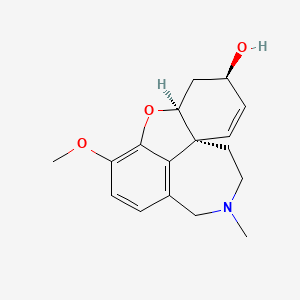 Структурная формула Galanthamine, CAS 357-70-0, формула C17H21NO3