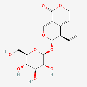 Структурная формула Gentiopicroside, CAS 20831-76-9, формула C16H20O9