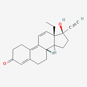 Структурная формула Gestrinone, CAS 16320-04-0, формула C21H24O2