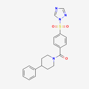 Структурная формула HHS-0701, CAS 2851993-91-2, формула C20H20N4O3S
