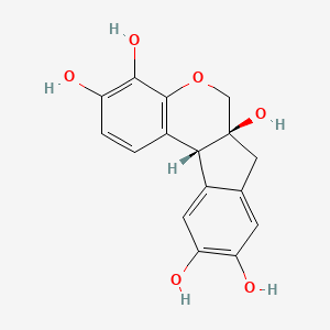 Структурная формула Hematoxylin, CAS 517-28-2, формула C16H14O6
