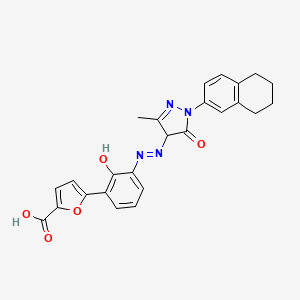 Структурная формула Hetrombopag, CAS 2114365-78-3, формула C25H22N4O5