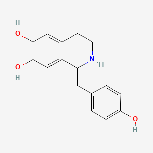 Структурная формула Higenamine, CAS 5843-65-2, формула C16H17NO3
