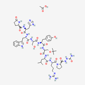 Структурная формула ICI118630, CAS 145781-92-6, формула C61H88N18O16